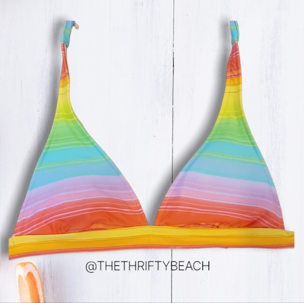 🍍Arizona Multicolored Bikini Halter Top